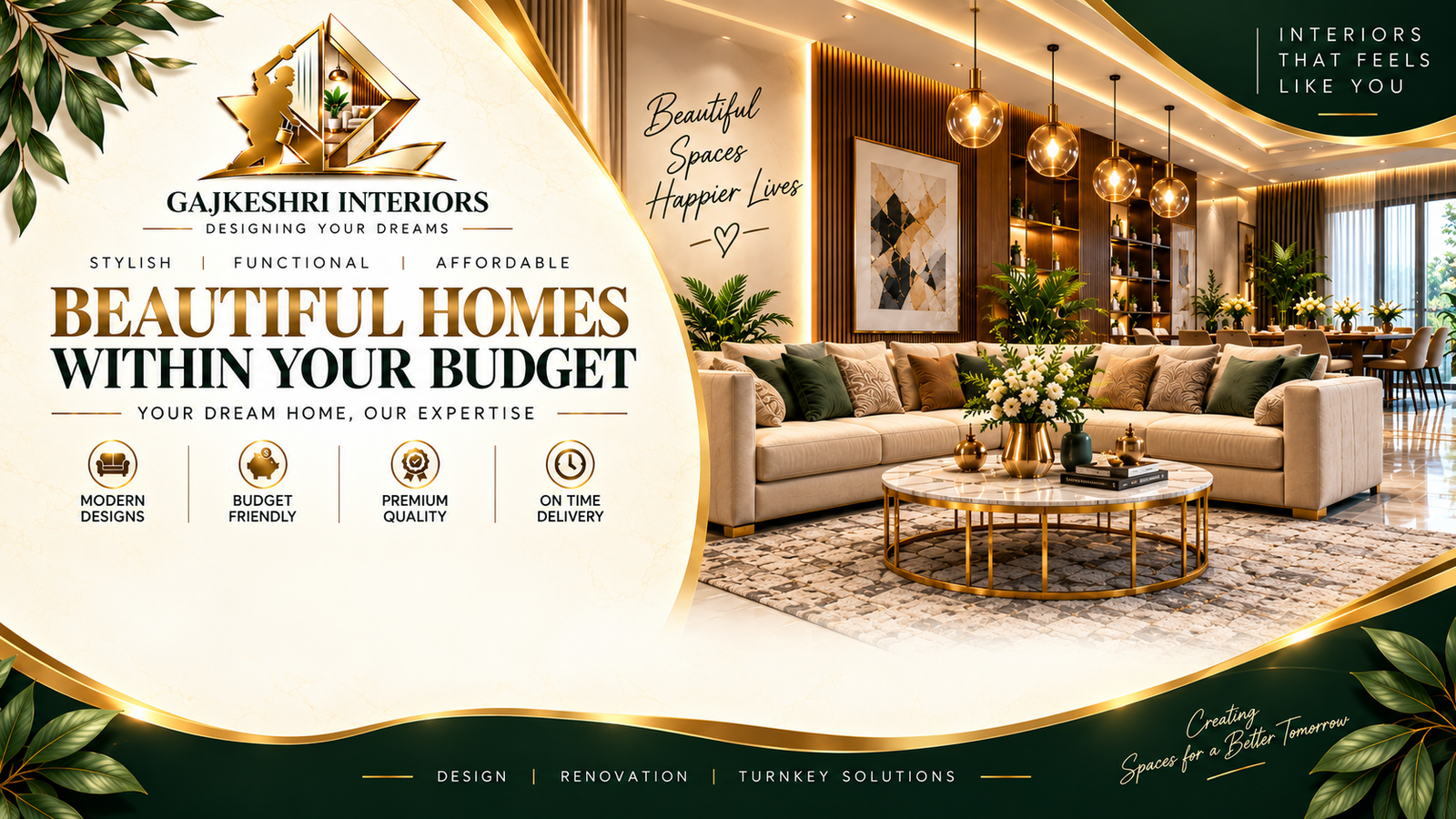 Gajkeshri Interiors - Beautiful Interior Design