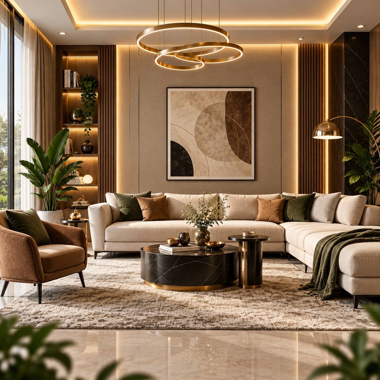 Luxury Living Room Interior