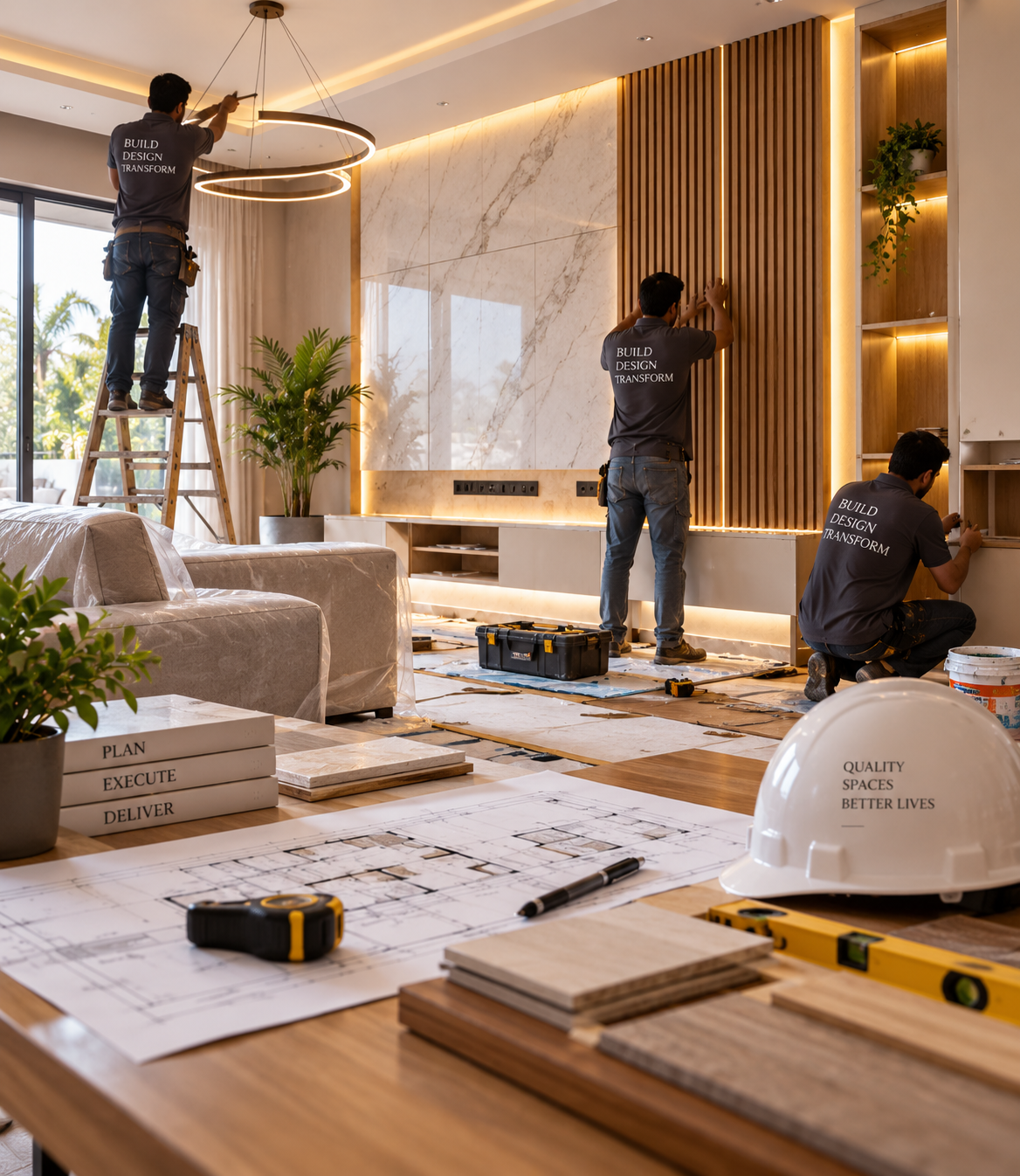 Interior execution and installation