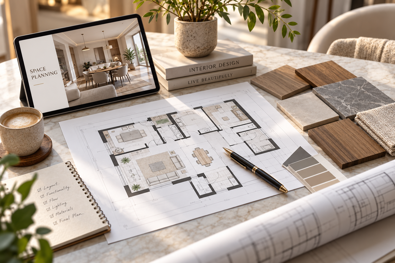 Space planning and floor plan